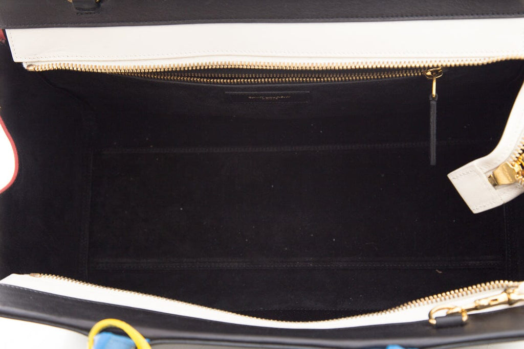 YSL Cabas Rive Gauche Leather Handbag