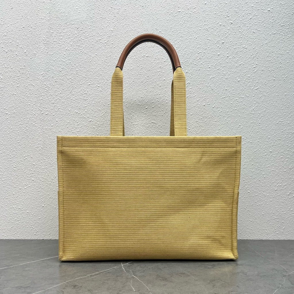 GLAMI Large Cabas Thais In Textile Natural / Tan For Women 16in/41cm 196762DST.02NT