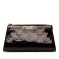 Louis Vuitton Monogram Vernis Tours Cosmetic Pouch M93564 Amarant Pearl Patent Leather  Louis Vuitton
