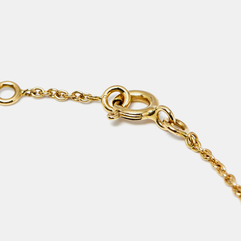 Dior Rose Des Vents Diamond Mother Of Pearl 18K Yellow Gold Bracelet