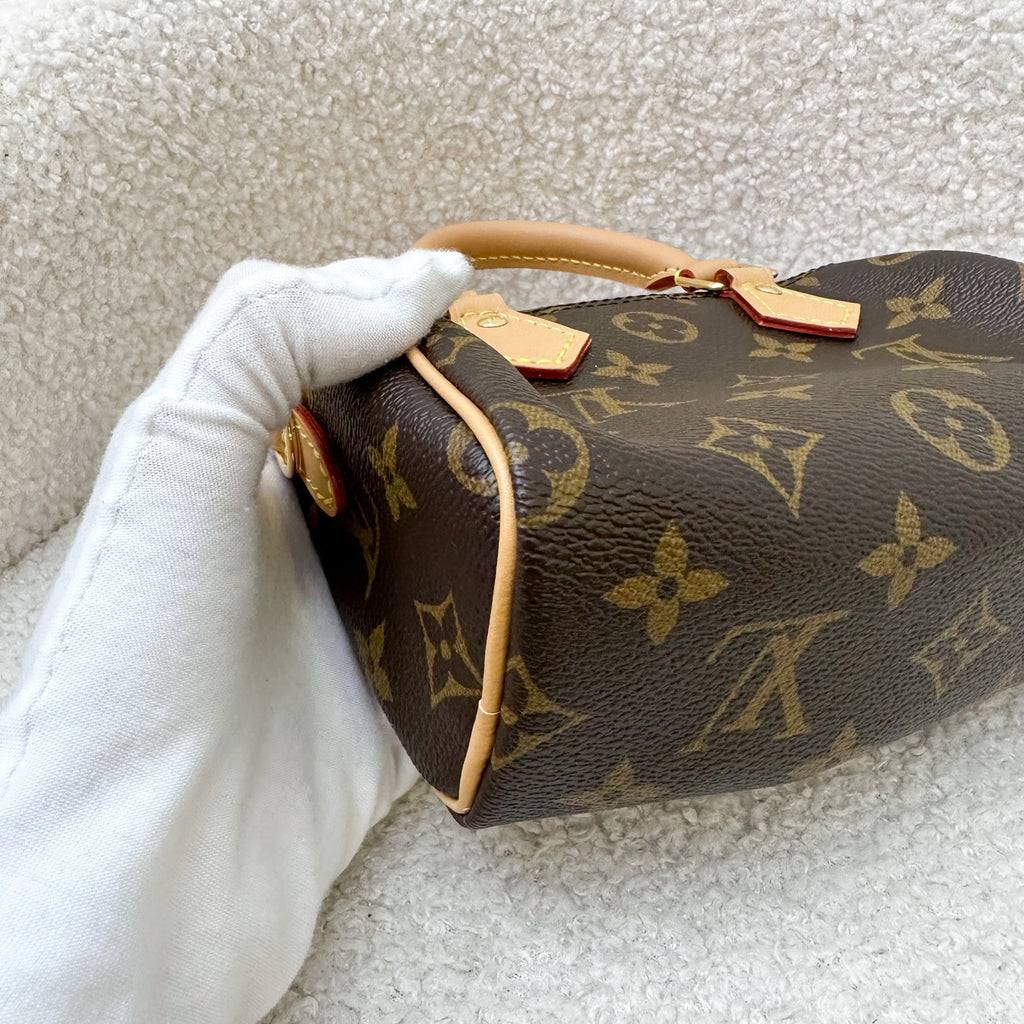LV Christmas 2023 Vivienne Nano Speedy in Monogram Canvas and GHW