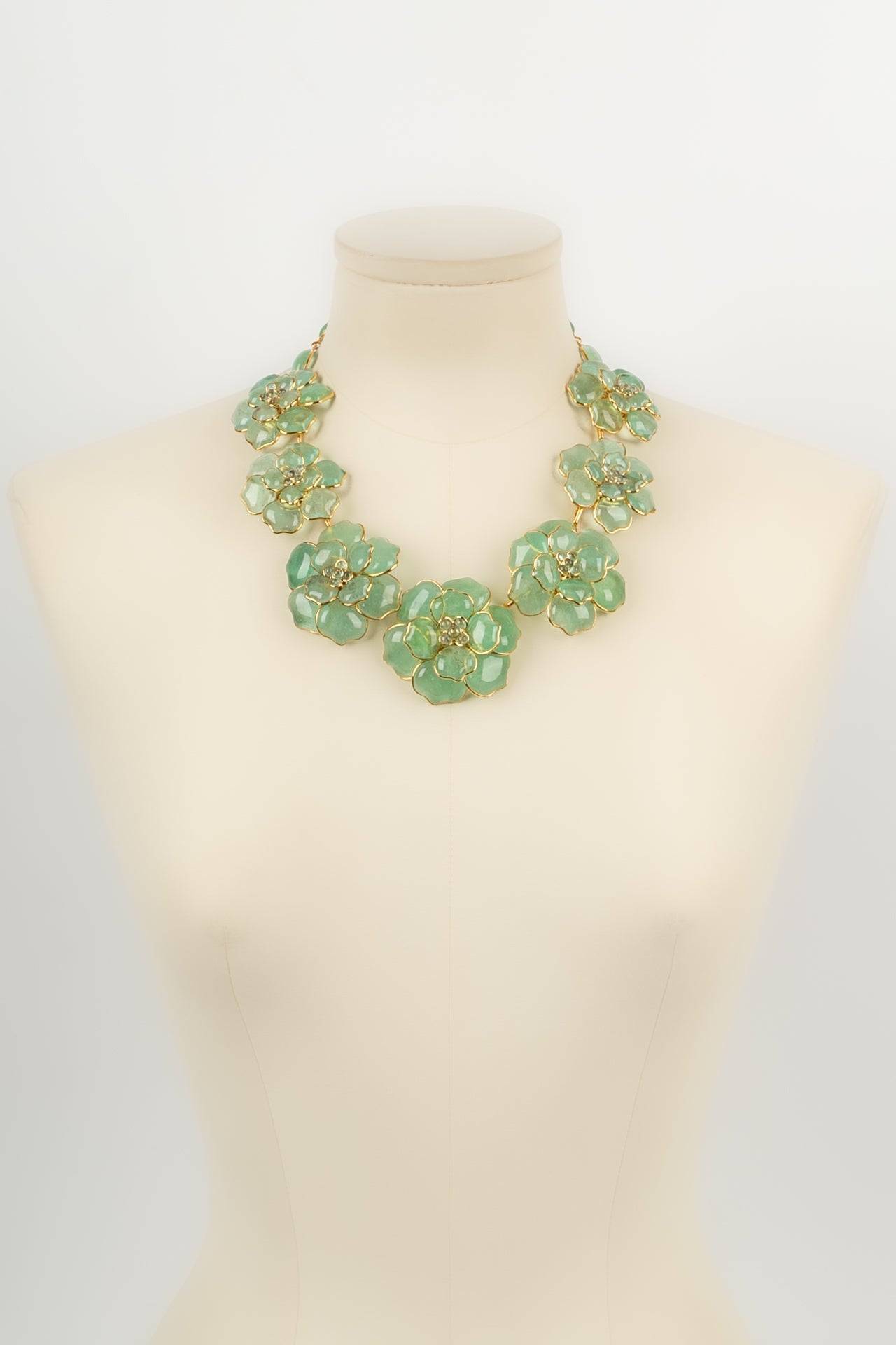 Collier vert Augustine