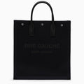 Saint Laurent Black/White Rive Gauche N/S Bag Men