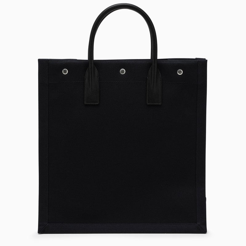 Saint Laurent Black/White Rive Gauche N/S Bag Men
