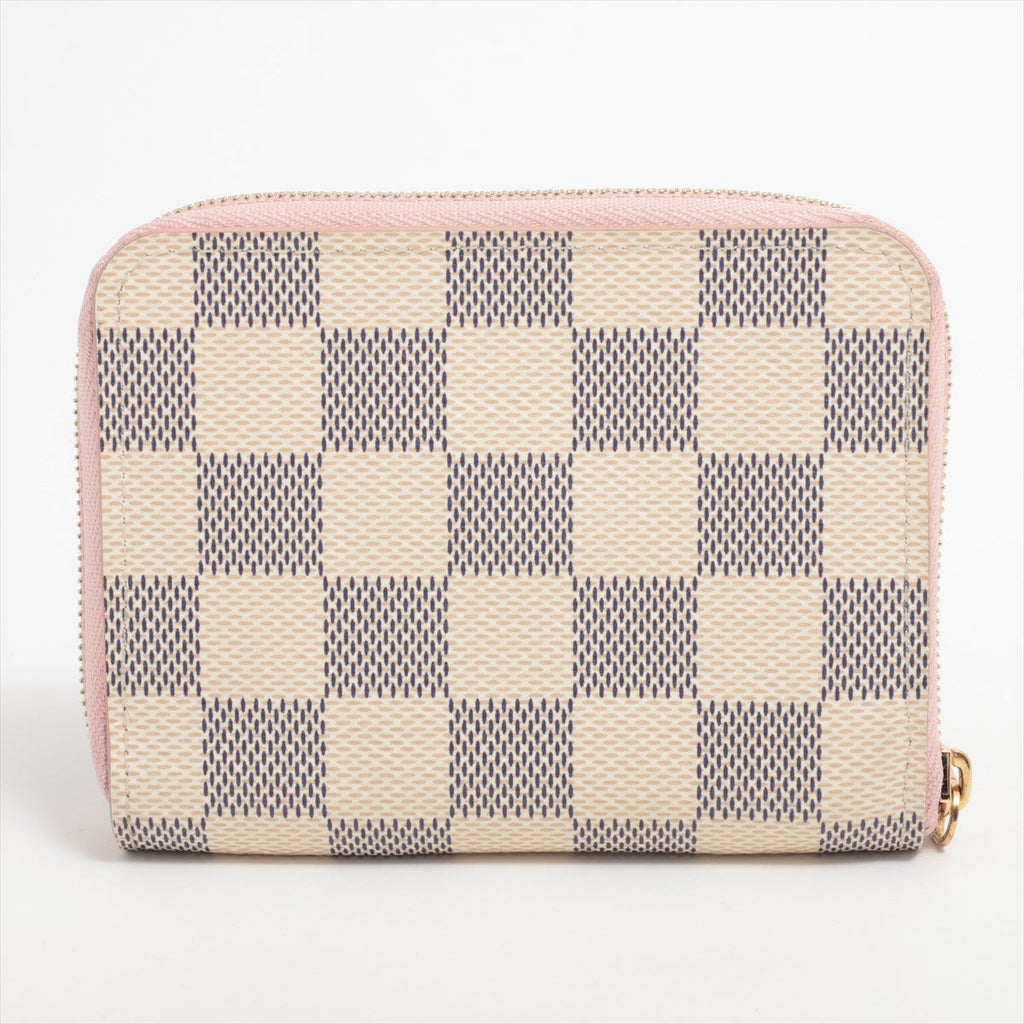 Louis Vuitton Damierazur Zippyr Coin Impact N60229 Rose Valerie Coin Case