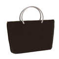 CHANEL Hand Bag Nylon Brown CC 63436