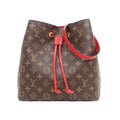 Louis Vuitton Neonoe Cochrico Shoulder Bag Monogram Red Red Dressing M44021