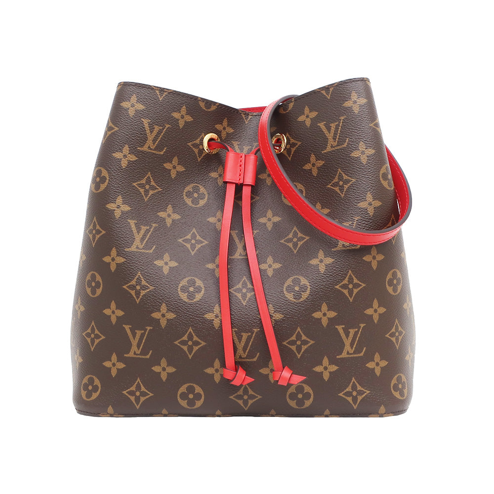 Louis Vuitton Neonoe Cochrico Shoulder Bag Monogram Red Red Dressing M44021