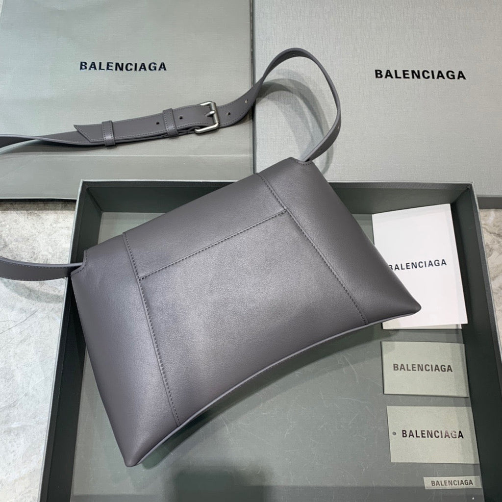 Balen Downtown Small Shoulder Bag In Gray, For Women,  Bags 11.8in/30cm 67135329S1Y1604