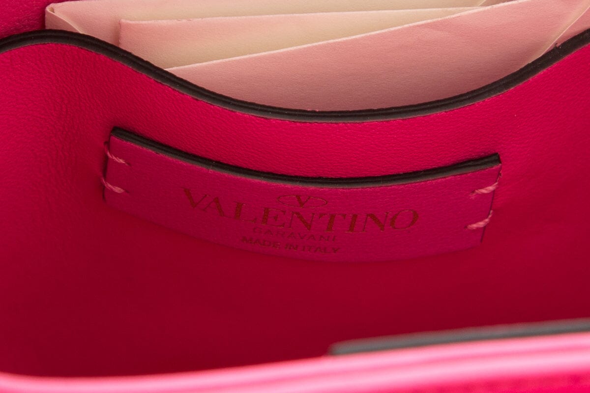 Valentino Pink Roman Stud Handbag NWT