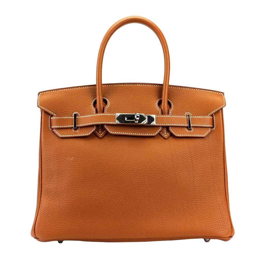 HermÃƒÆ’Ã‚Â¨s Birkin 30 Gold Bag Togo Leather