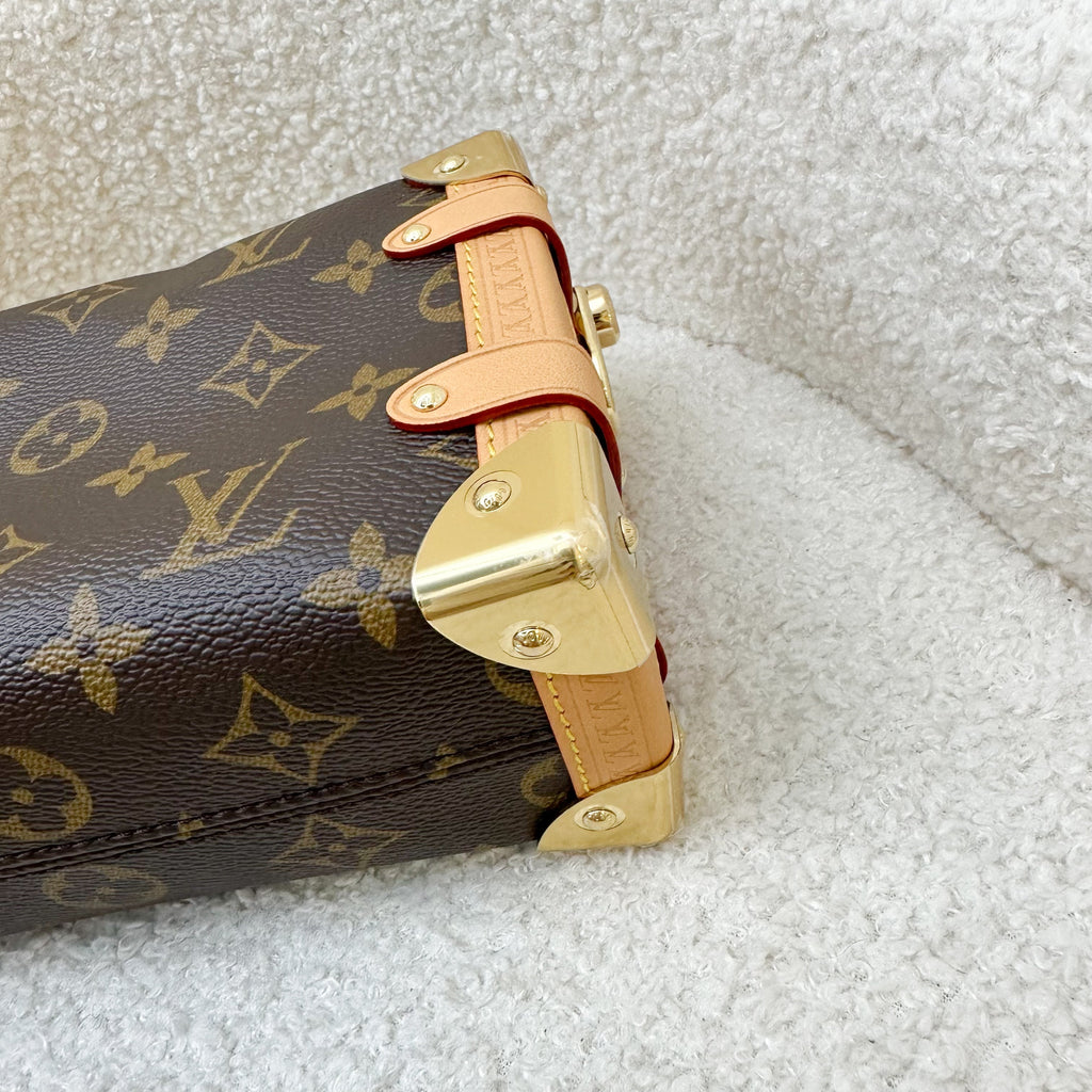 LV Side Trunk PM Bag in Monogram Canvas and GHW