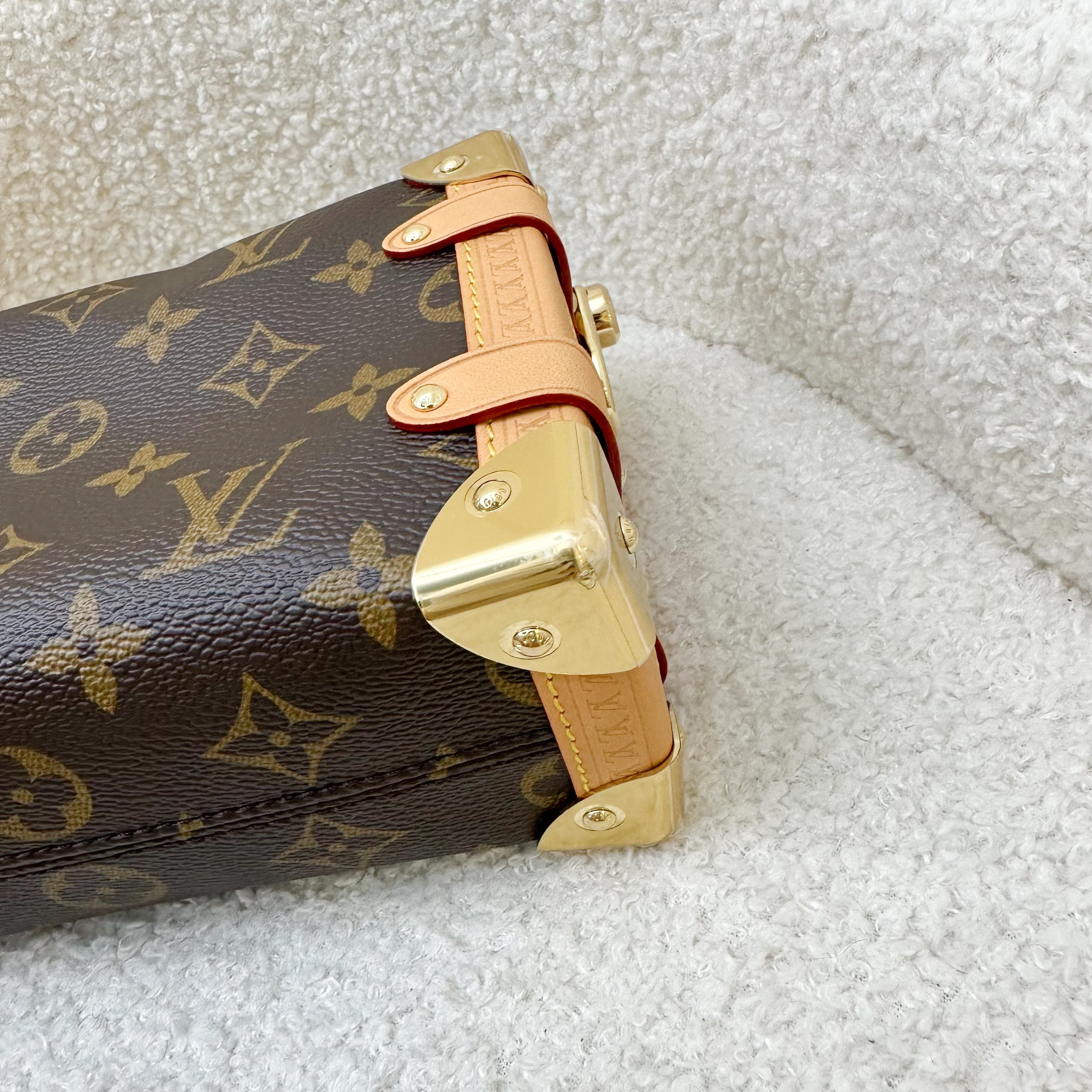 LV Side Trunk PM Bag in Monogram Canvas and GHW