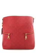 Louis Vuitton Red Monogram Melie Leather Handbag
