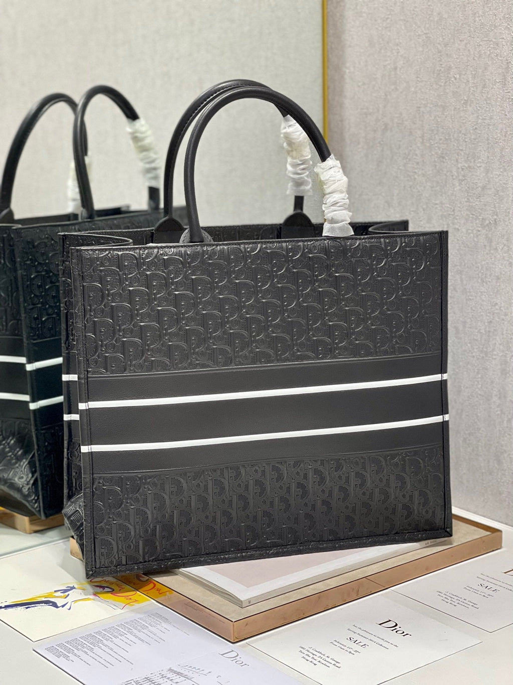 GLAMI Large Book Tote Black, For Women, WomenÃ¢â‚¬â„¢s Handbags 16.5in/42cm CD M1286ZWSO_M900