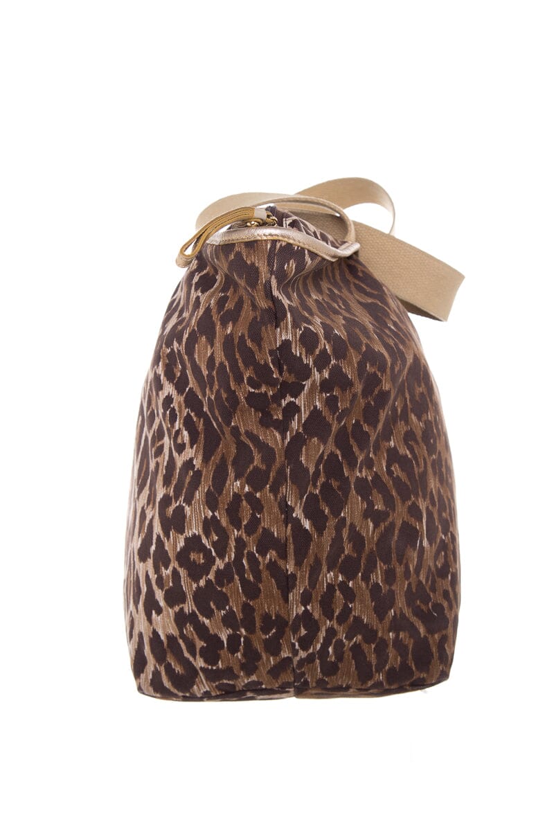 Dolce & Gabbana Canvas Leopard Tote Handbag