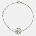Dior Rose Des Vents Mother Of Pearl Diamond 18K White Gold Bracelet