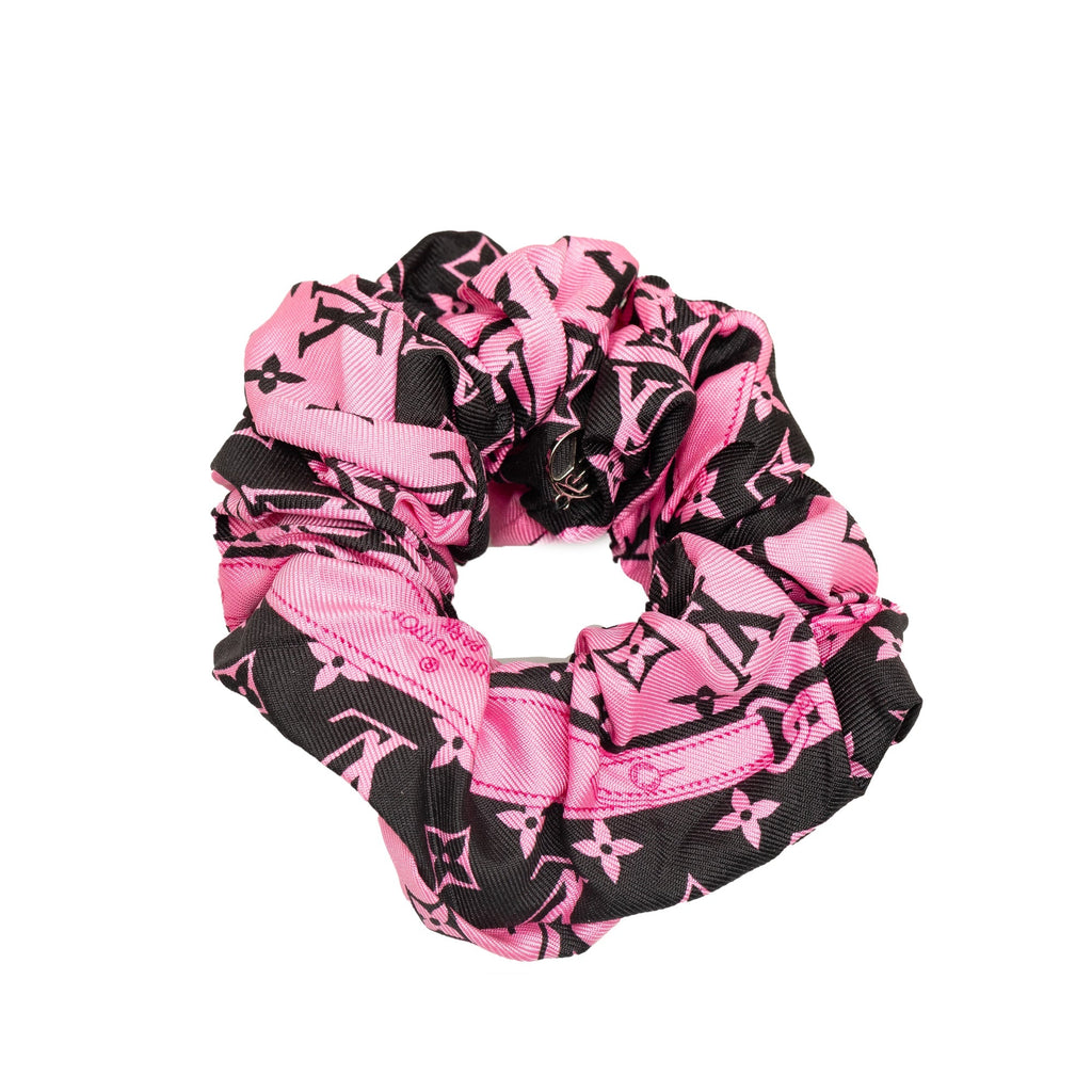 Pink Louis Vuitton Monogram Bee Mindful Chouchou Scrunchie