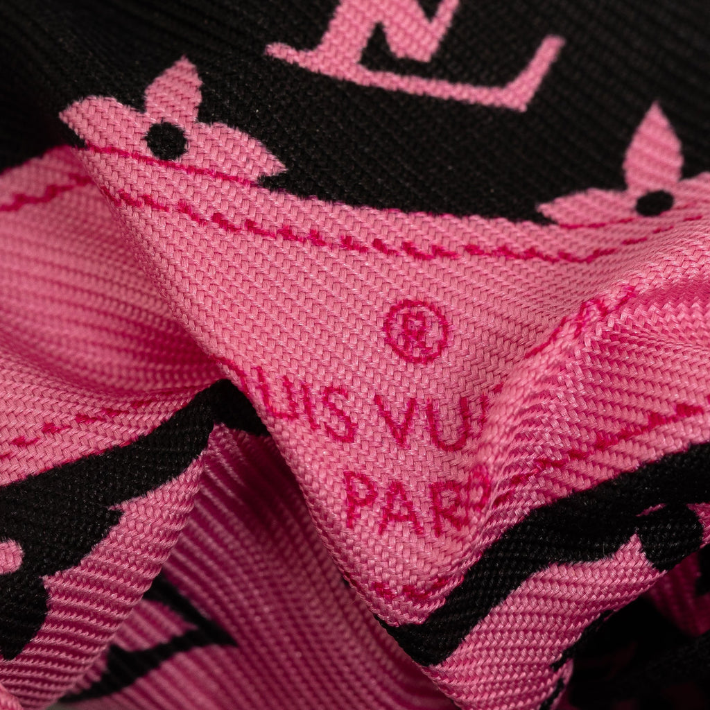 Pink Louis Vuitton Monogram Bee Mindful Chouchou Scrunchie