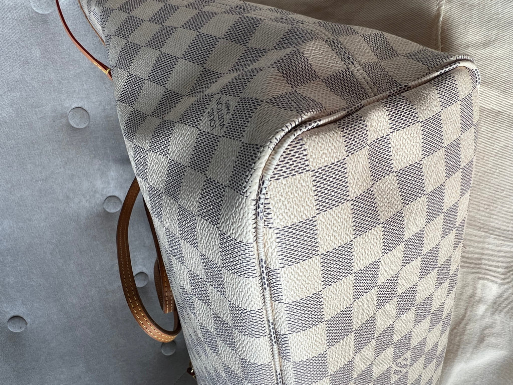 Louis Vuitton Neverfull MM  Damier Azur (RRP £1,410)