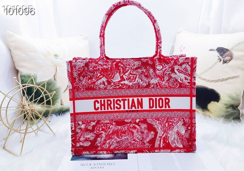 GLAMI Large Book Tote Red, For Women, WomenÃ¢â‚¬â„¢s Handbags 16.5in/42cm CD