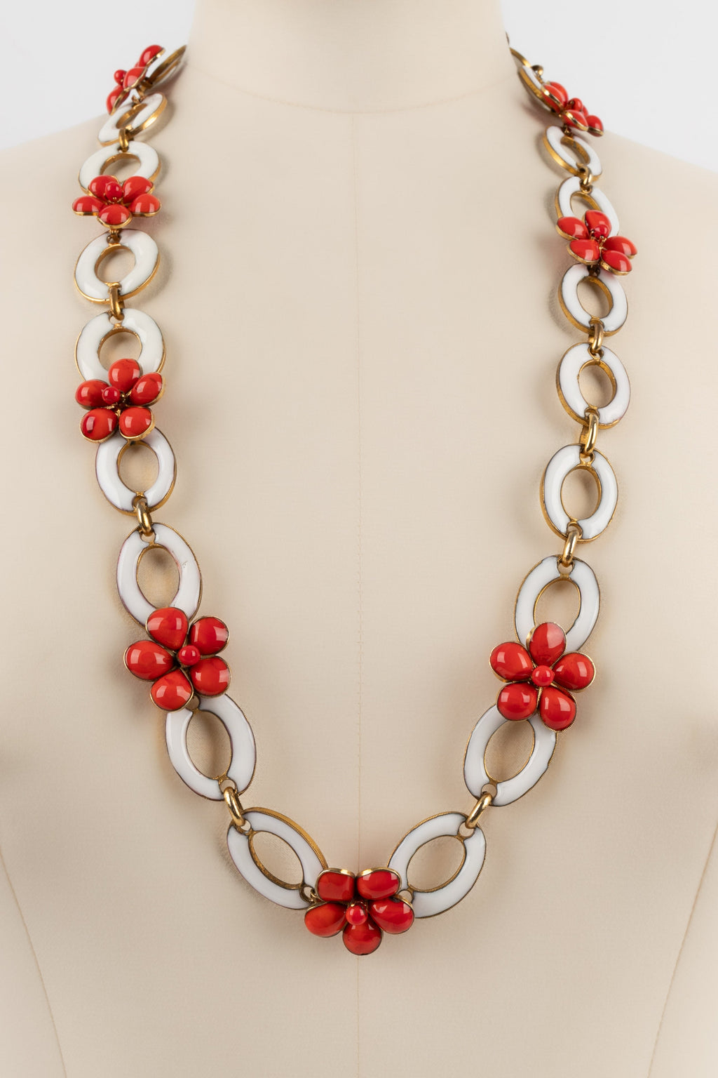 Collier en pÃƒÆ’Ã‚Â¢te de verre Gripoix