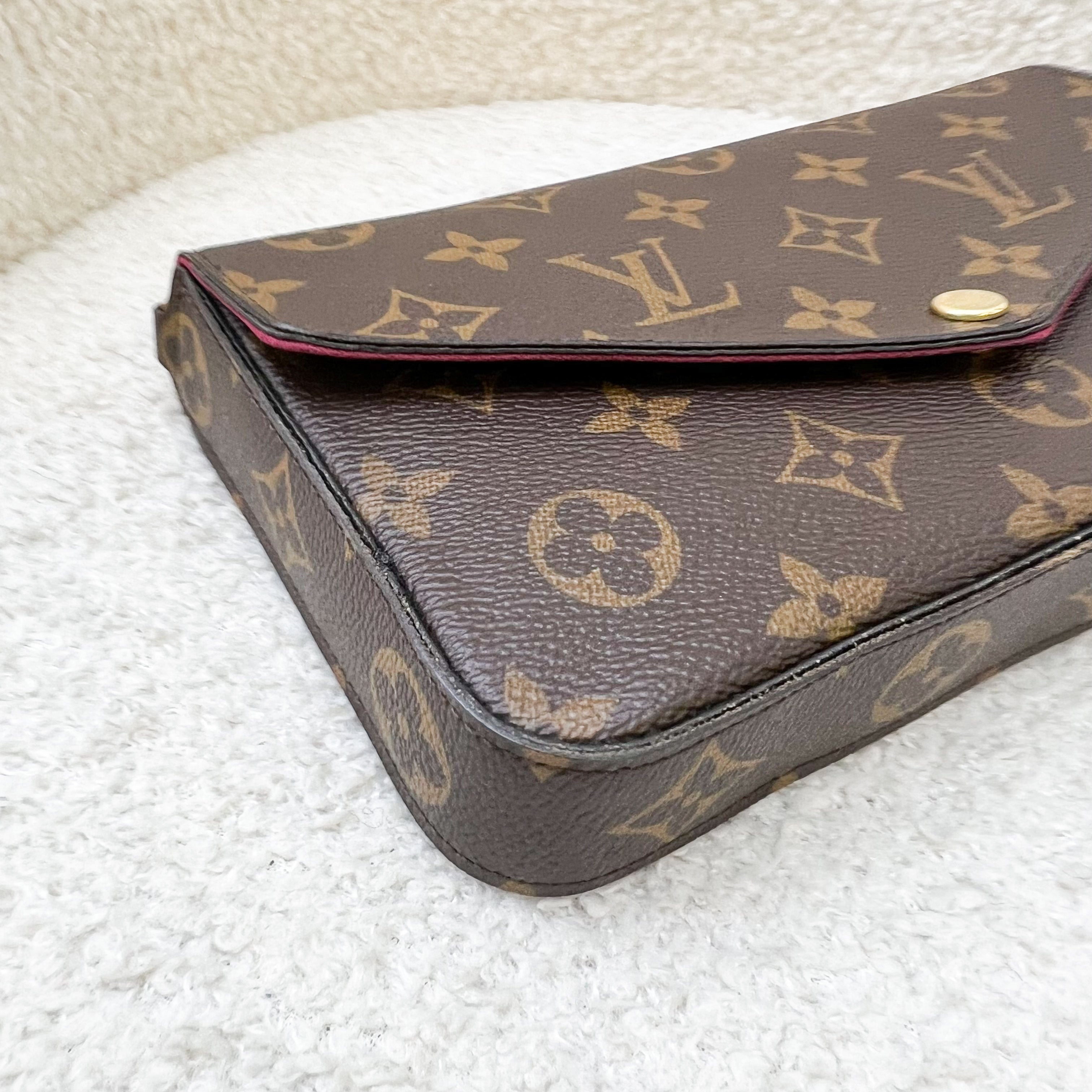 LV Felicie Pochette in Monogram Canvas and GHW