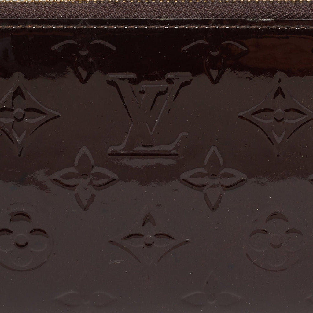 Louis Vuitton Amarante Monogram Vernis Zippy Wallet