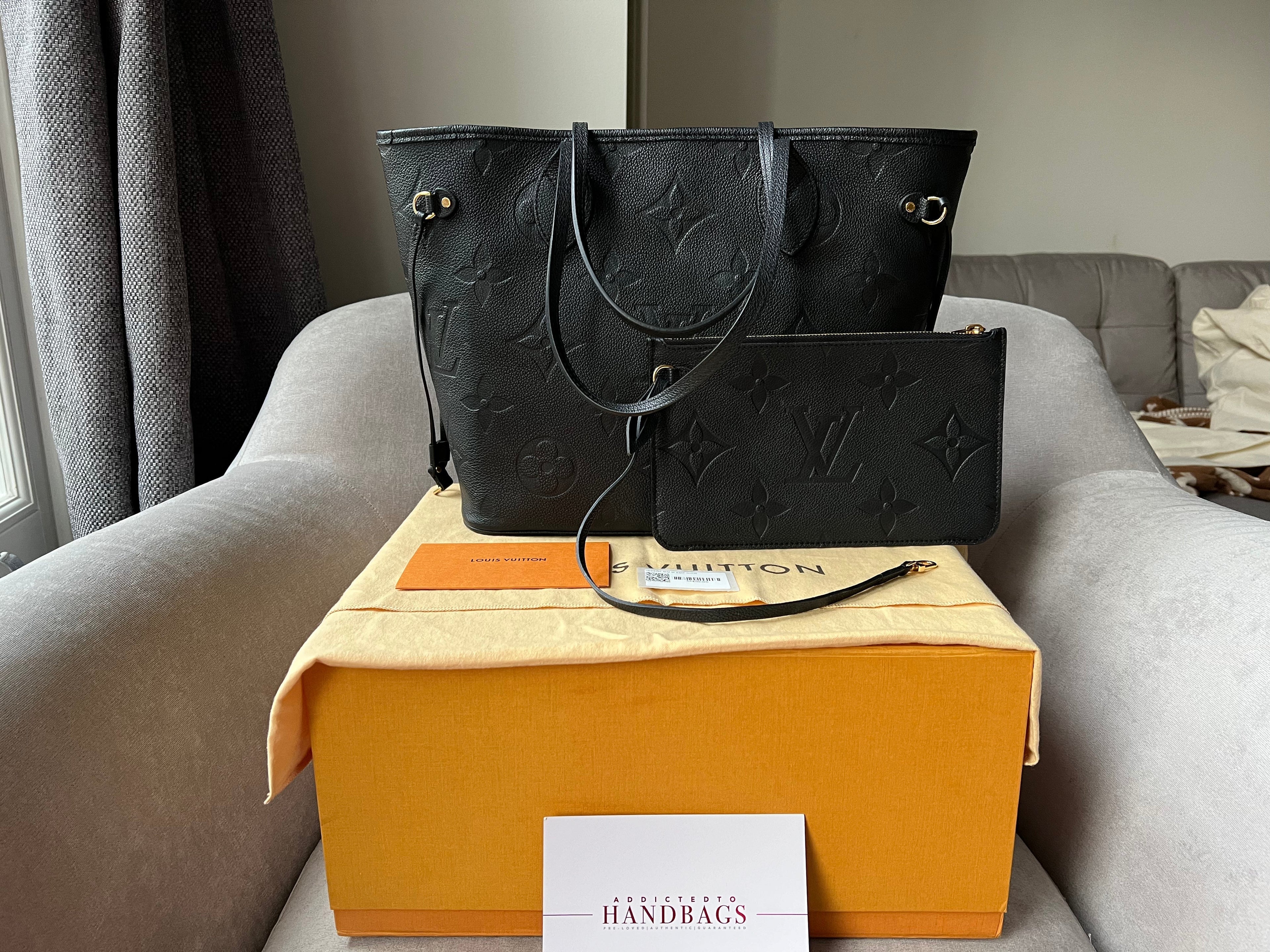 Louis Vuitton Neverfull MM Black Empreinte (RRP £1,940)
