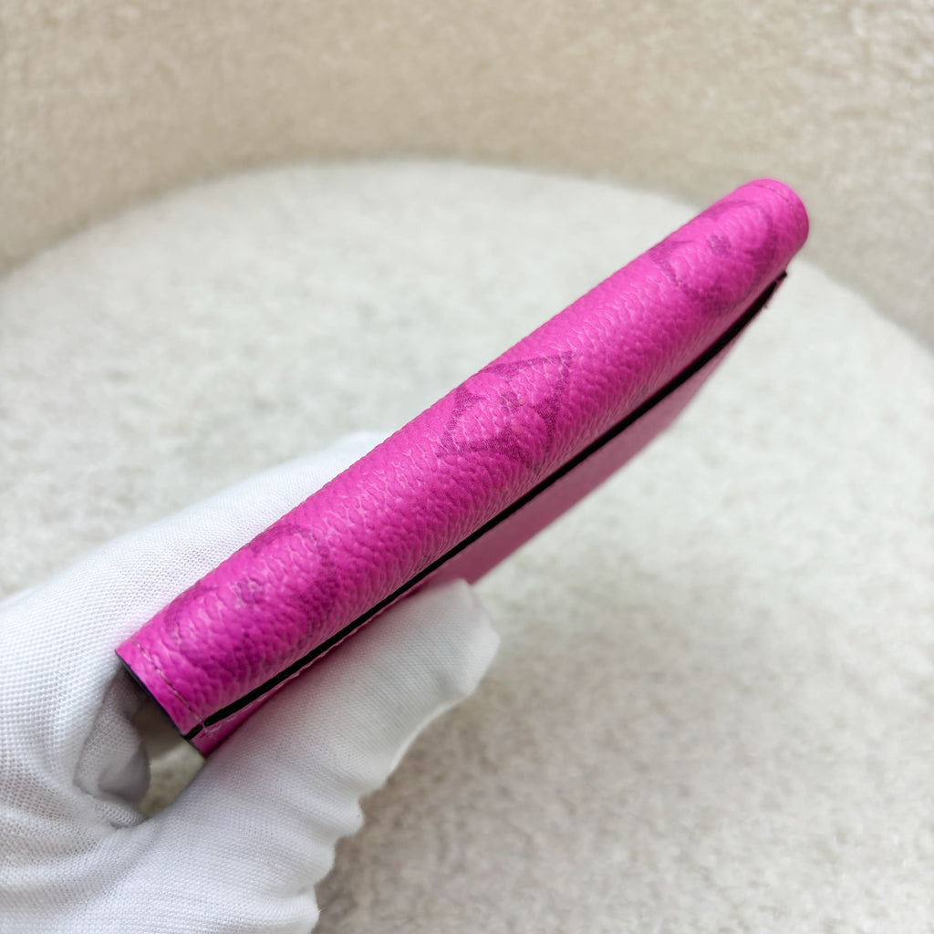 LV Pocket Organizer Taigarama in Fuchsia Pink Monogram Canvas