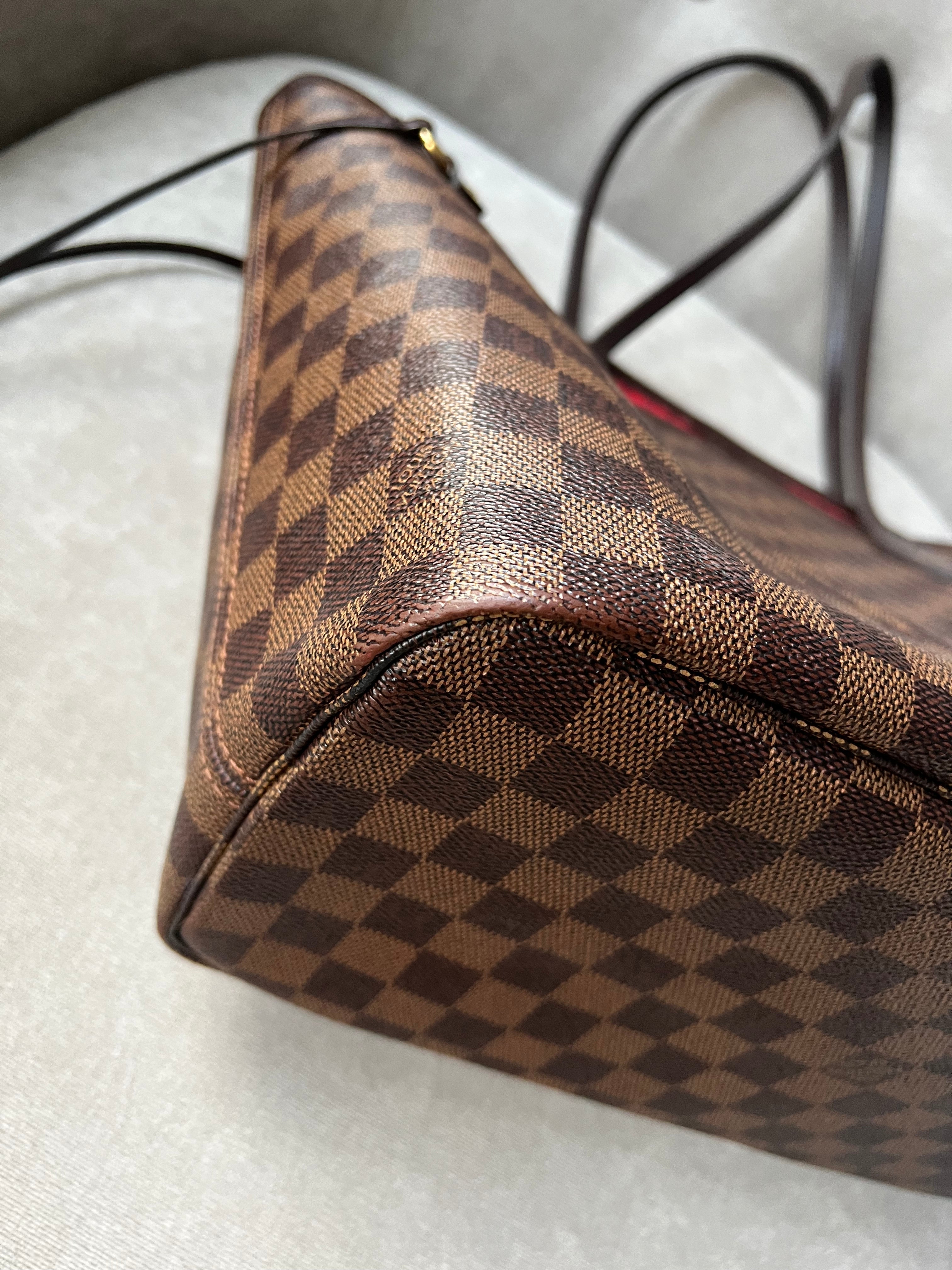 Louis Vuitton Neverfull MM Damier Ebene Cherry Interior (RRP £1,410)
