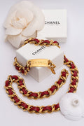 Ceinture en cuir Chanel
