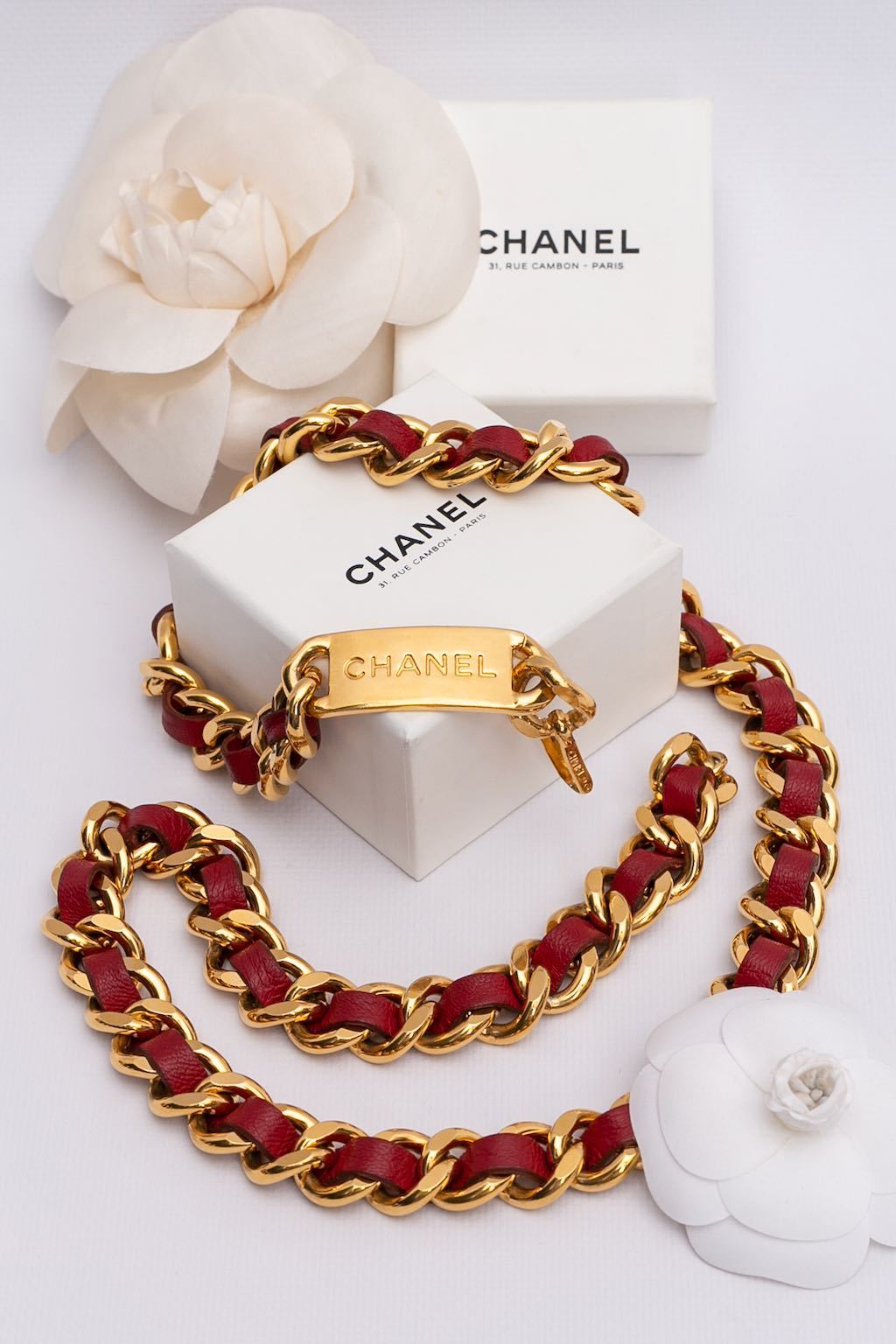 Ceinture en cuir Chanel