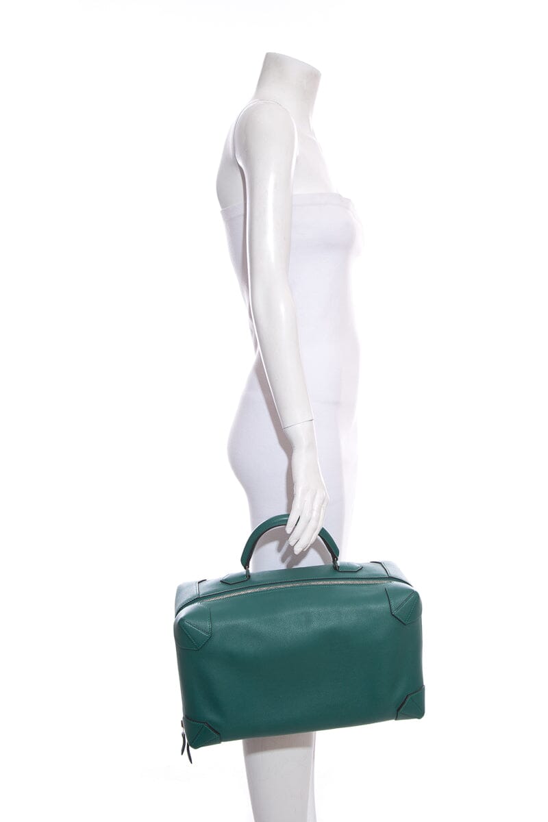 HermÃƒÆ’Ã‚Â¨s Vert Pelouse Mailbox Top Handle Leather Handbag