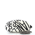 CHANEL Zip Around Sunglasses Case with Chain Printed Leather