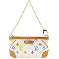 Louis Vuitton Multicolor White Pochette Milla MM Handbag M60096