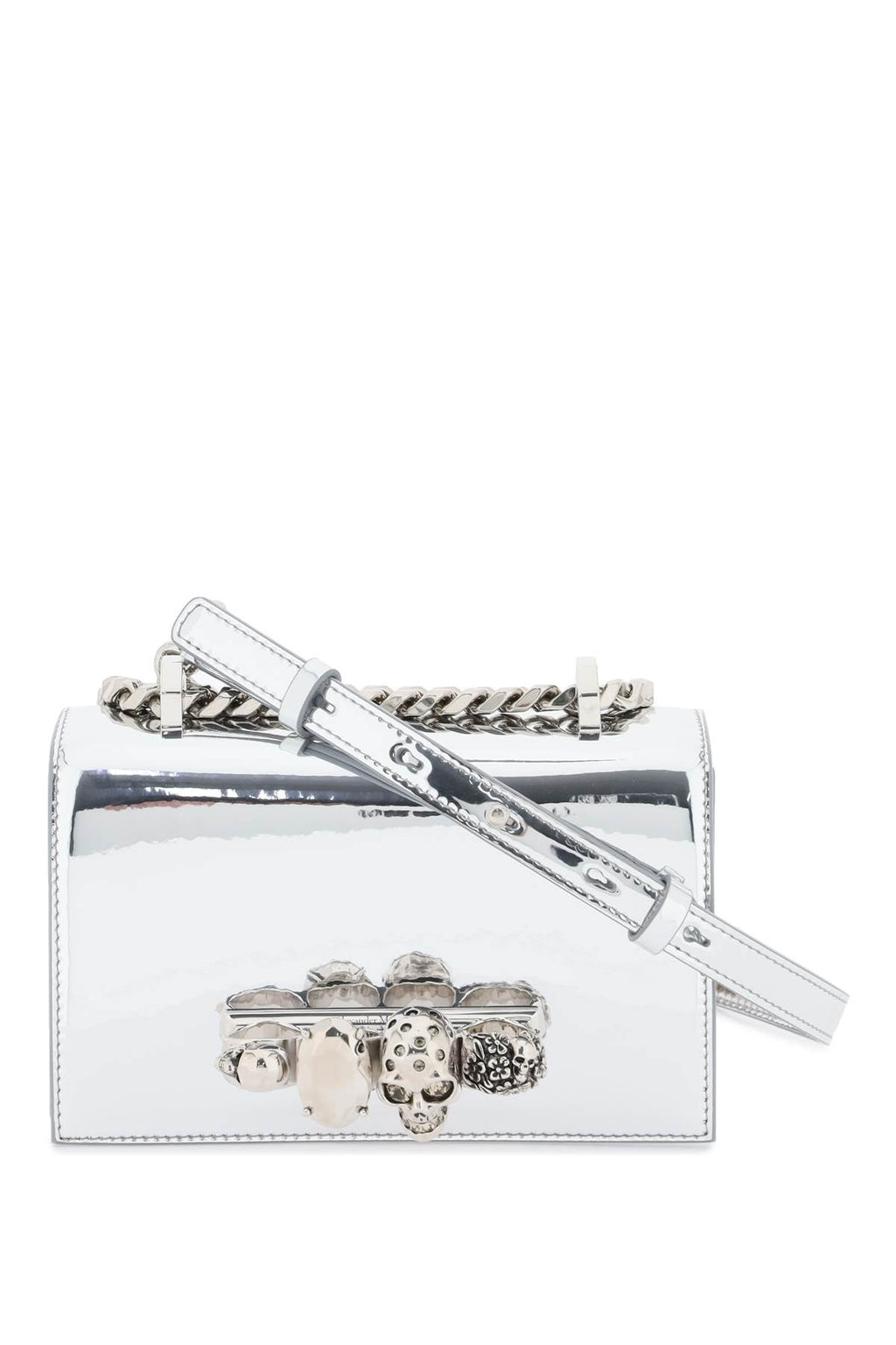 Alexander Mcqueen Mini Jewelled Satchel Bag Women