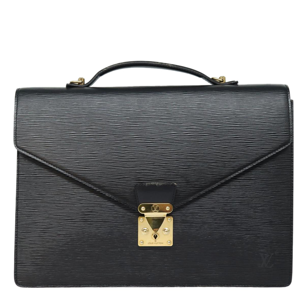 Louis Vuitton Porte Documents  Leather Briefcase Bag