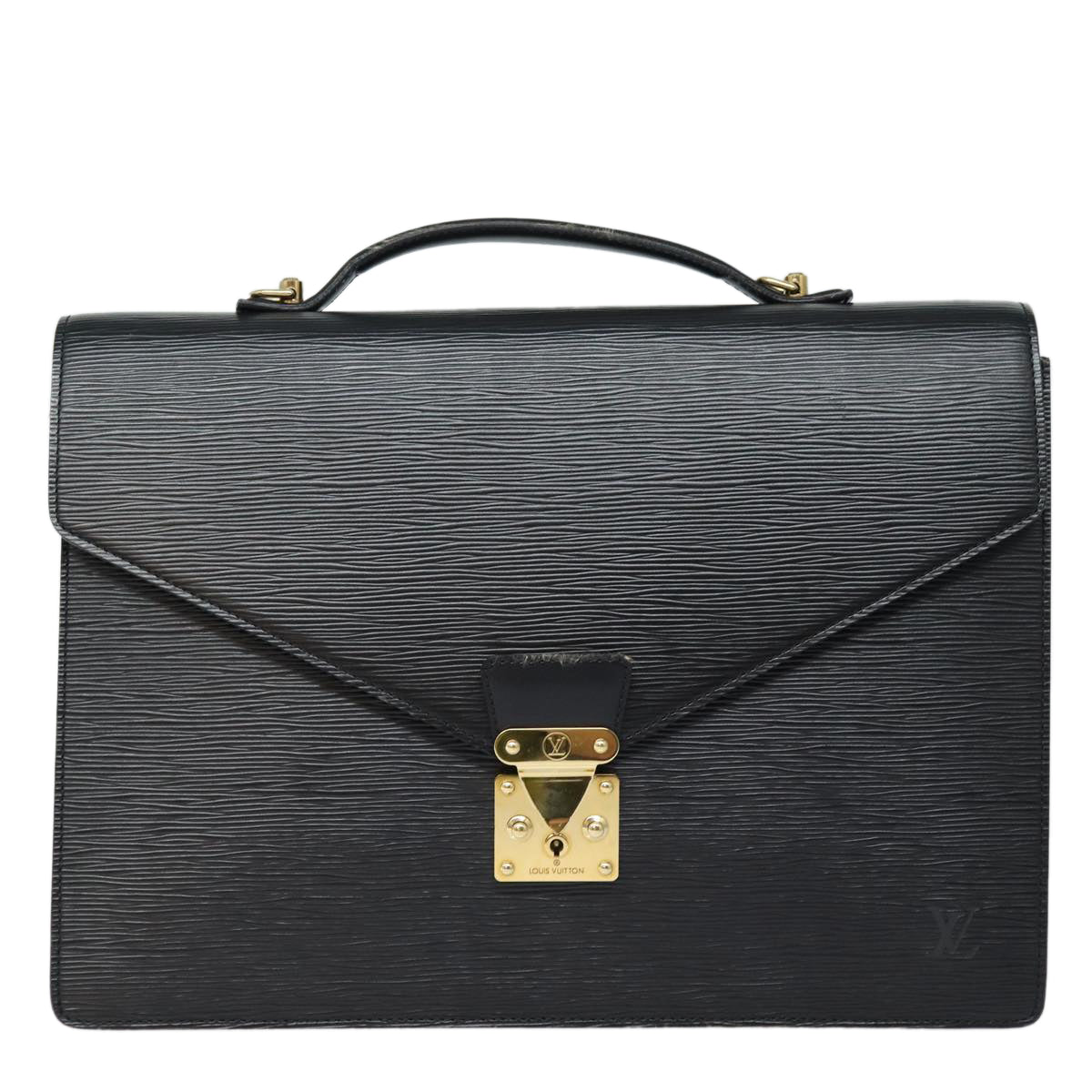 Louis Vuitton Porte Documents  Leather Briefcase Bag