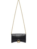 HOURGLASS LEATHER WALLET ON CHAIN