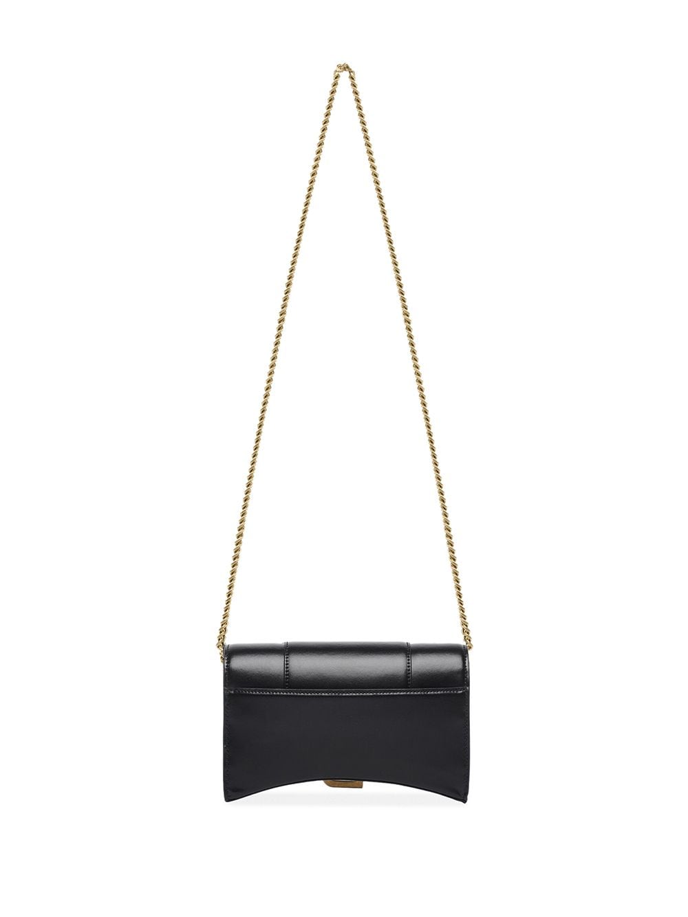 HOURGLASS LEATHER WALLET ON CHAIN