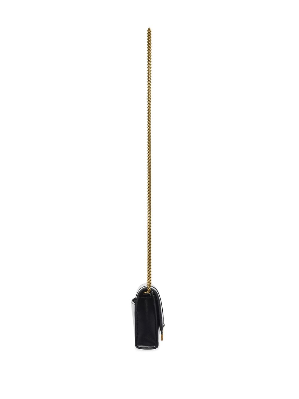HOURGLASS LEATHER WALLET ON CHAIN