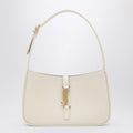 Saint Laurent Cream-Coloured Leather Monogram Shoulder Bag Women