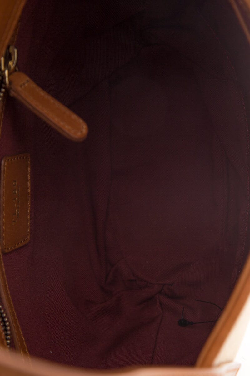 TL-180 Brown & Beige Woven Handbag