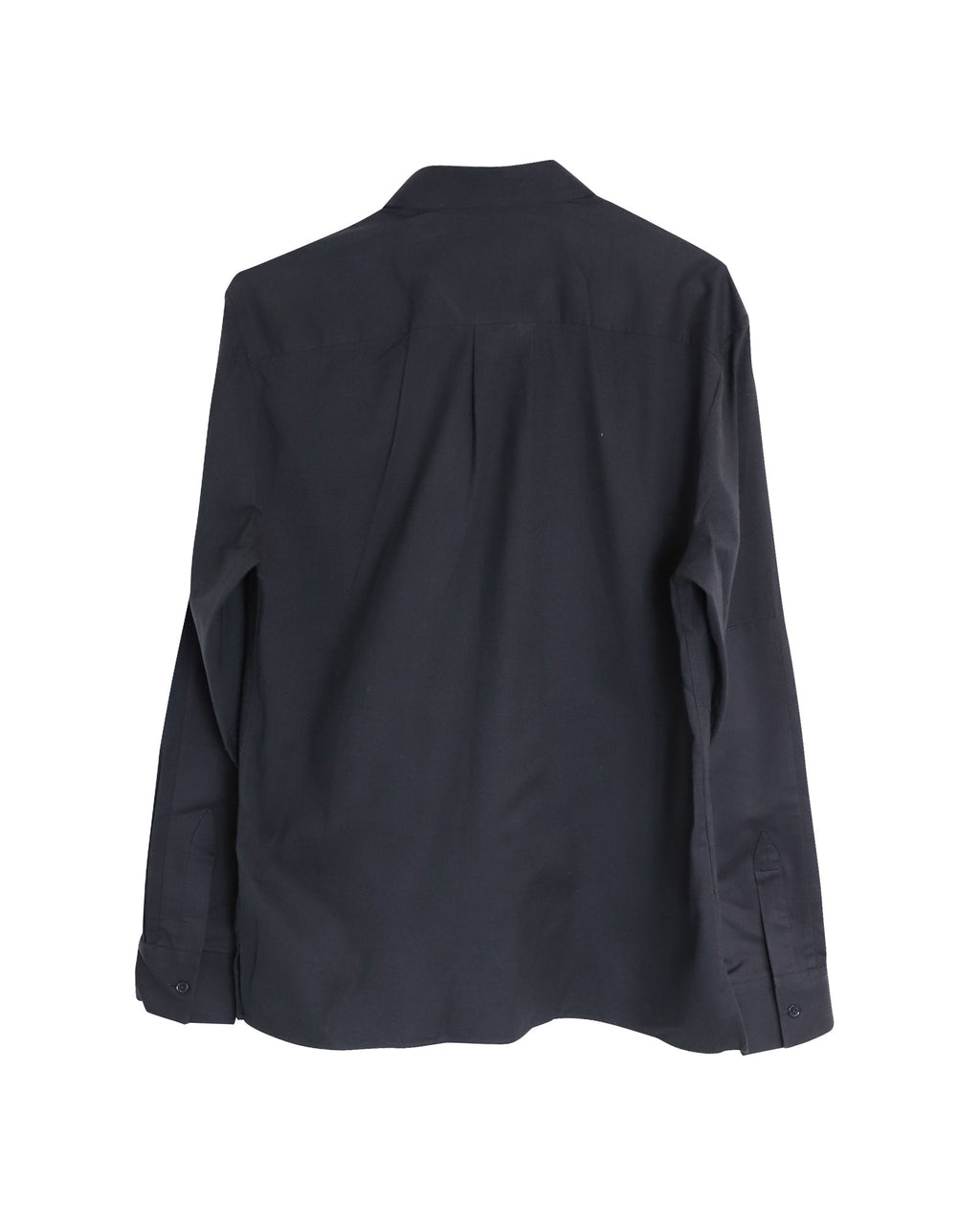 Louis Vuitton Zipper Detail Shirt in Black Cotton