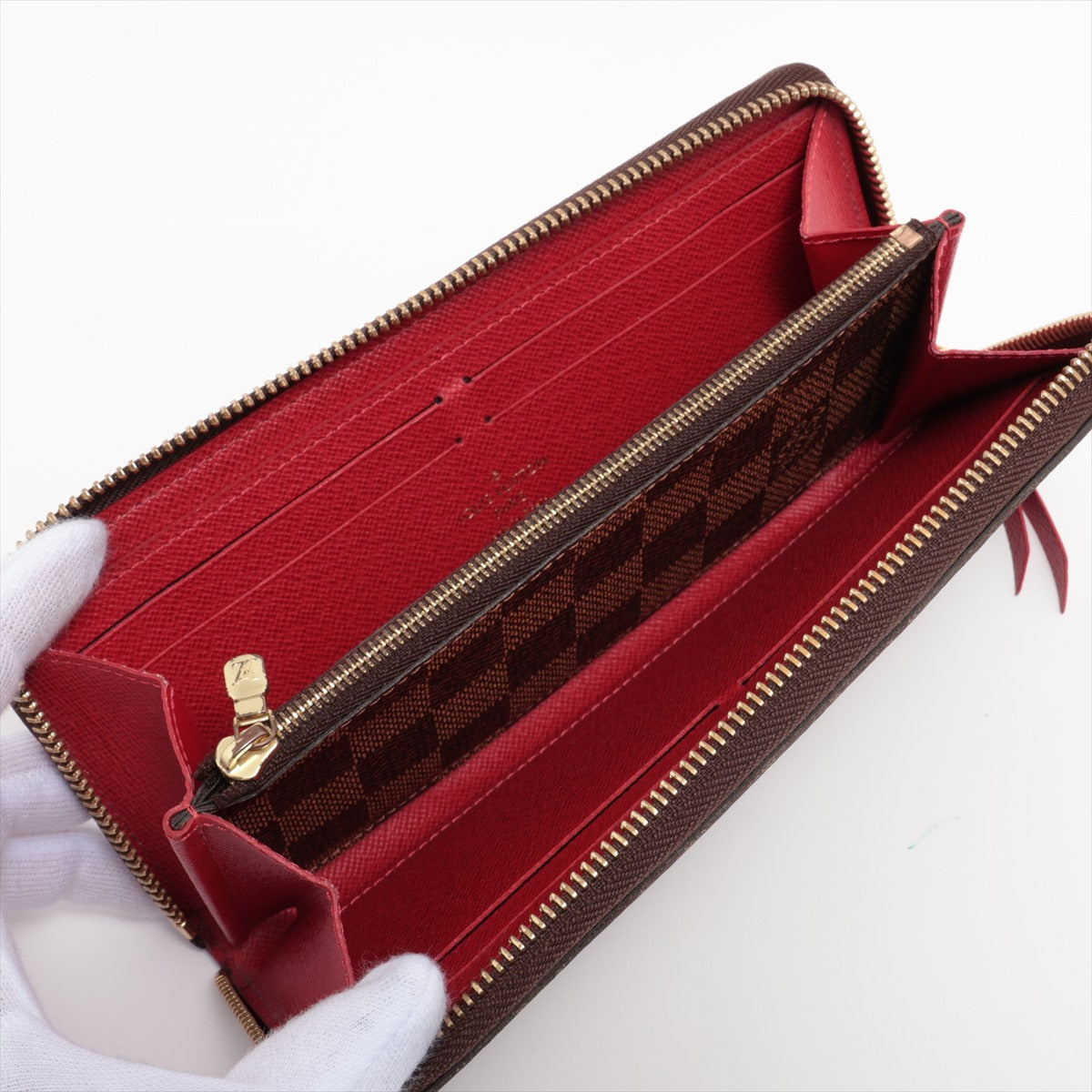 Louis Vuitton Damier Portefolio Clemence N60534 Triple Round  Wallet