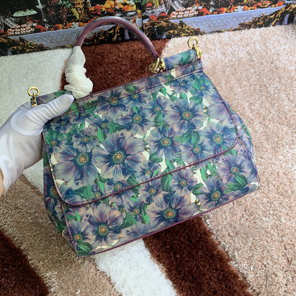 GLAMI MeGLAMIum Sicily Handbag Unique Print Motifs Muticolour For Women 10.2in/26cm GLAMI