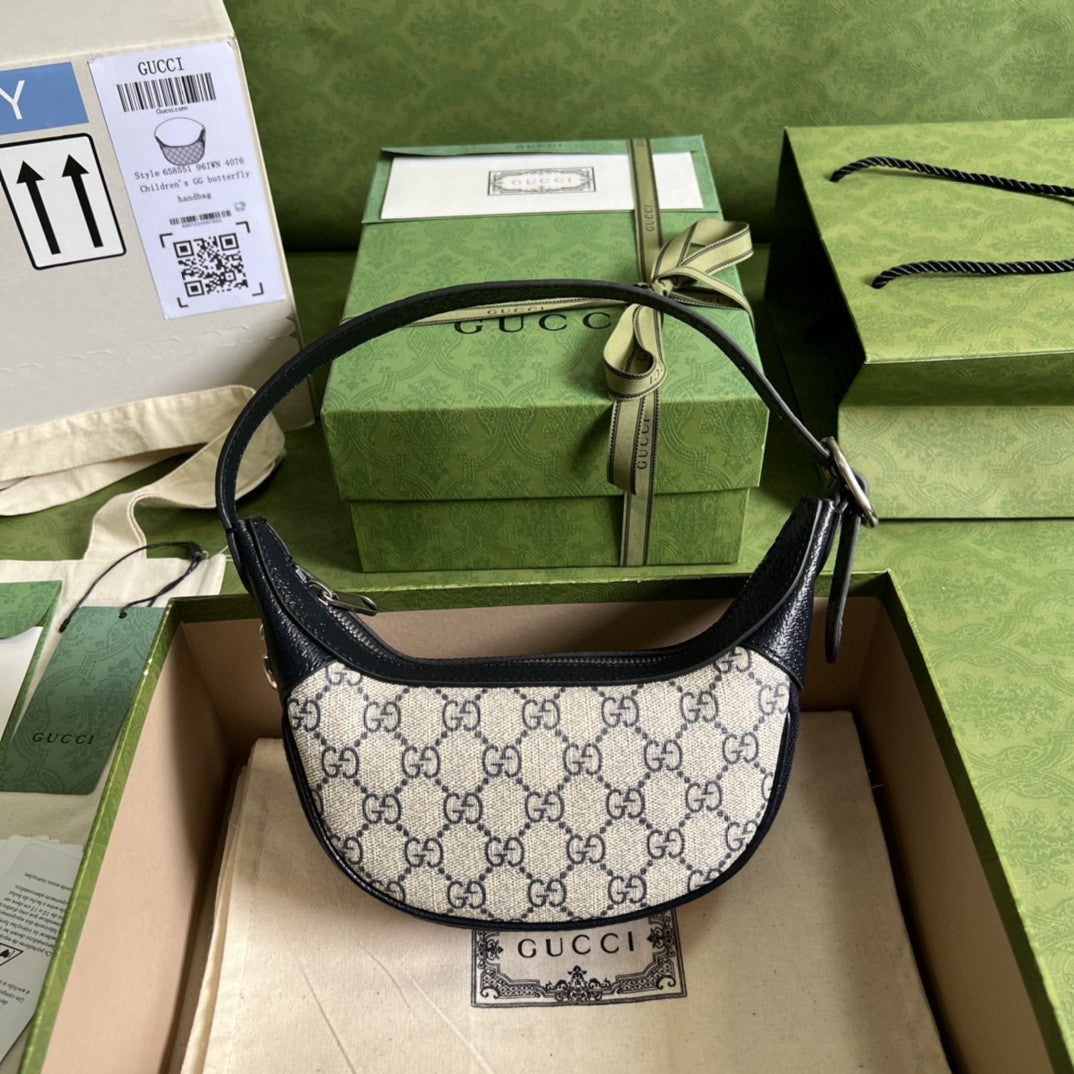 Glami OphiGLAMIa Glami Mini Bag Beige And Blue Glami Supreme Canvas For Women 7.9in/20cm Glami 658551 96IWN 4076