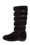Jimmy Choo Black Fur Boots SZ 37
