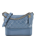 CHANEL Gabrielle Hobo Quilted Goatskin and Patent Medium